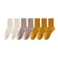 2 Beige+2 Light Coffee+3 Ginger Yellow