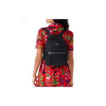 Kate Spade Recycled Nylon Backpack Medium Size Women's Black
