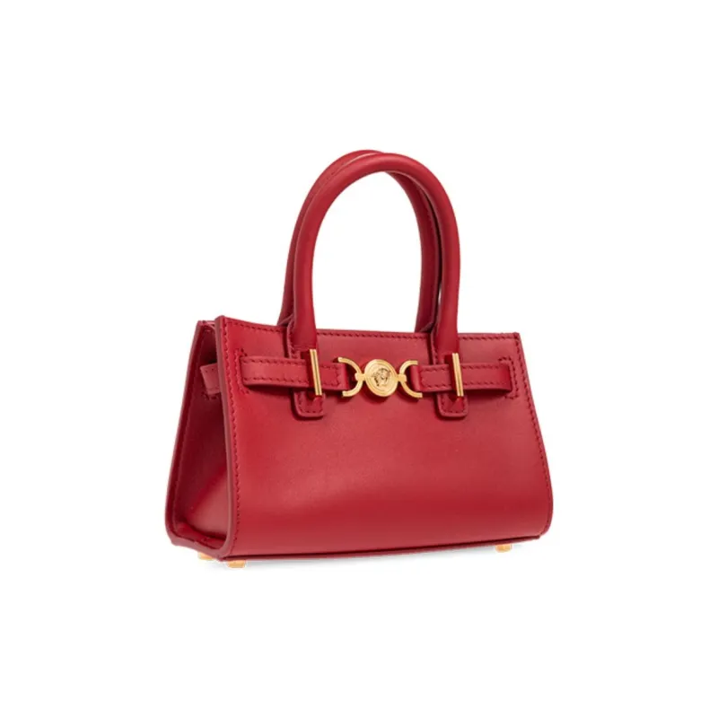 FANSIZHE Medusa '95 Leather Tote Bag, Shopping Bag, Shoulder Bag, Crossbody Bag, Handbag Regular Women's Red-1