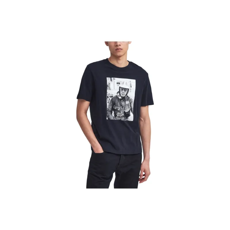 BARBOUR International Graphic Printed T Shirt-2