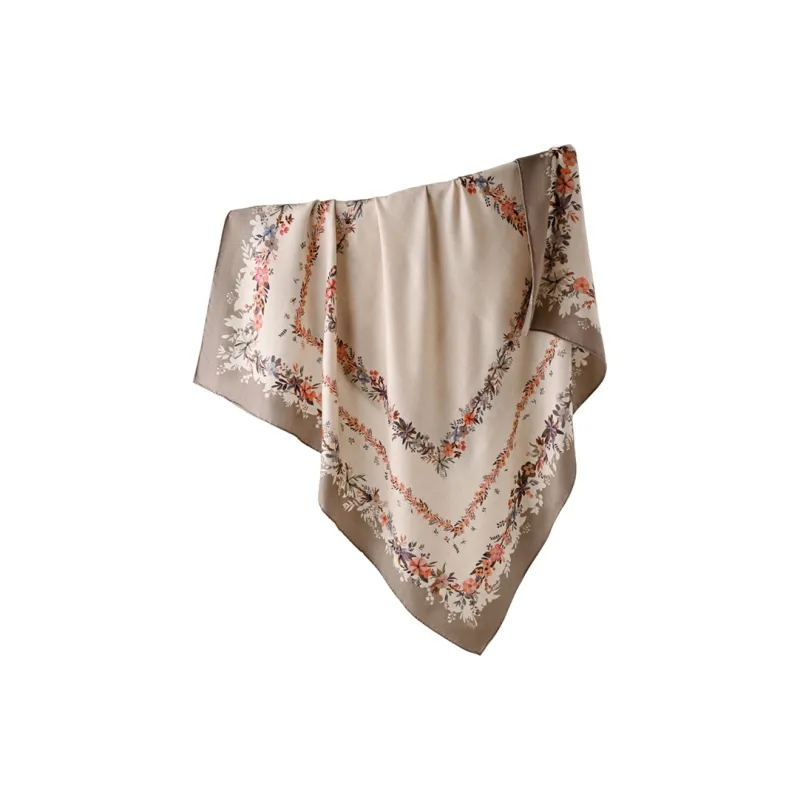 Hang Silk Road 100% Sheep Wool Knit Scarves Women's-2