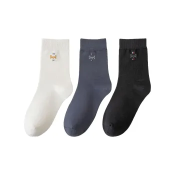 MIIOW Mid Calf Socks Men's Combo Set