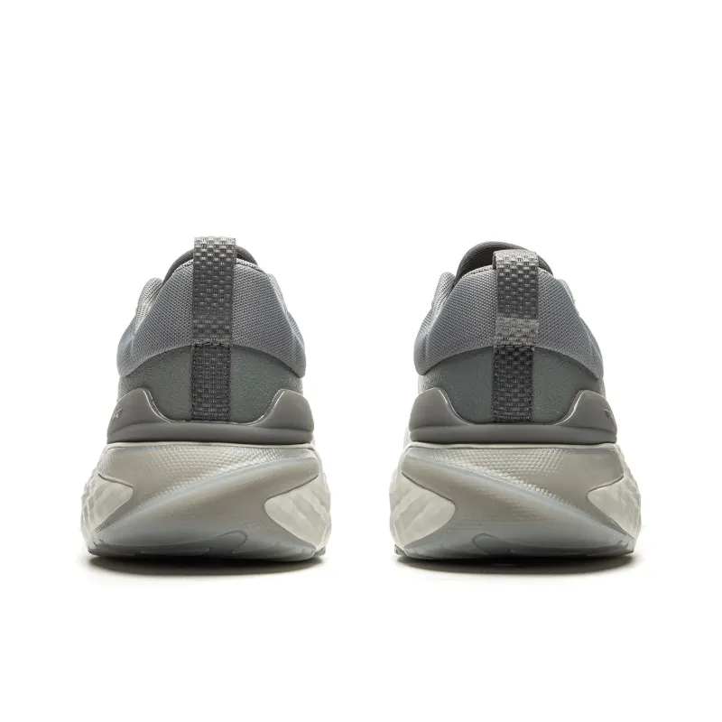 LiNing Cloud Shield Anti Slip Wear Resistant Low Top Casual Running Shoes Men's Gray-5