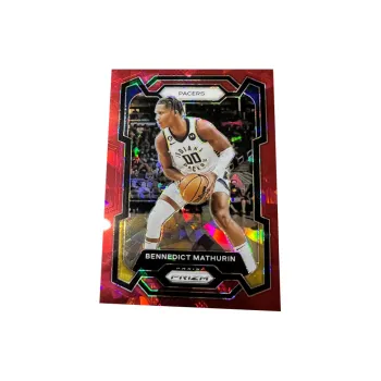 PANINI Pacers Team Mathurin Matherin Prizm Collection Red Crush Player Card Rare Card Sports Cards 1 Pc