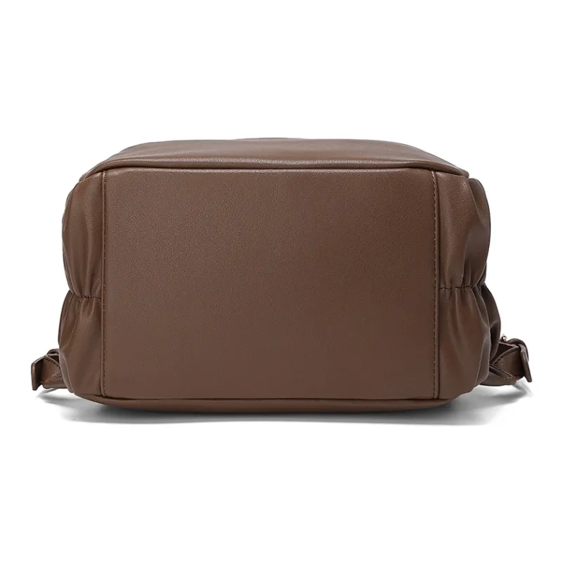 MEXICAN PU Backpack Regular Women's Black/Coffee-9