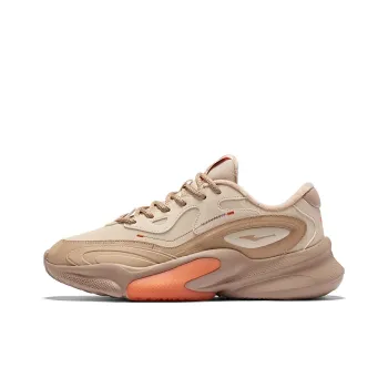 Erke Xiaoguang Durable Warm Low Top Casual Shoes Men's Birch Wood Milk Tea Brown