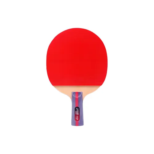 DHS DHS Ping Pong Paddles Unisex All Wood Red Black Unisex Solid Wood Baseboard