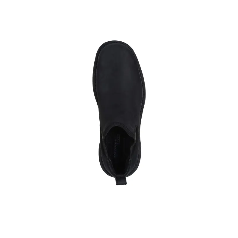 Skechers Relaxed Fit Ankle Length Chelsea Boots Men's Black-3