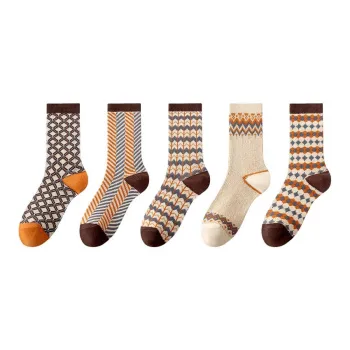 MIIOW Mid-Calf Socks Women's 5 Pack