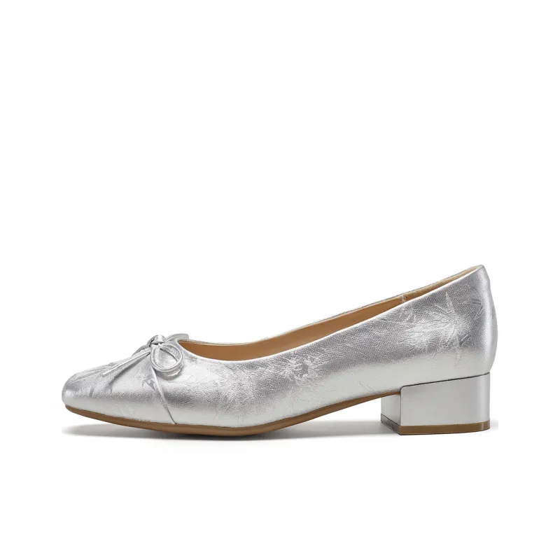 YEARCON Casual Single Shoes Medium Heel Women's-8