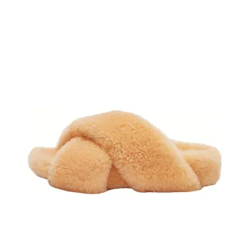 JIL SANDER Shearling Crossover Slides