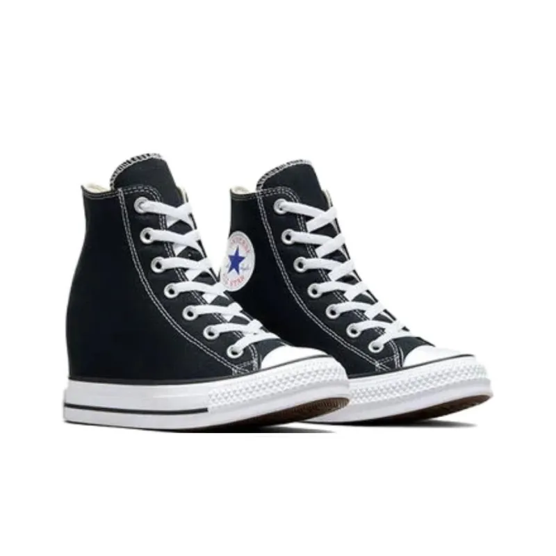 Converse Women's Chuck Taylor All Star Wedge Platform High 'Black Red Navy' Women's-2