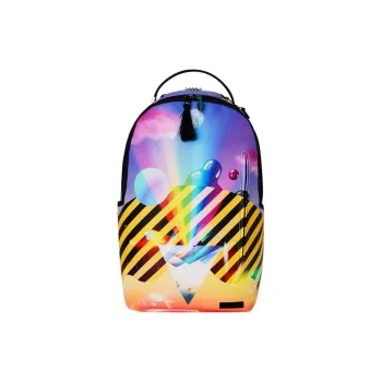 SPRAYGROUND Artificial Leather Backpack Unisex Rainbow