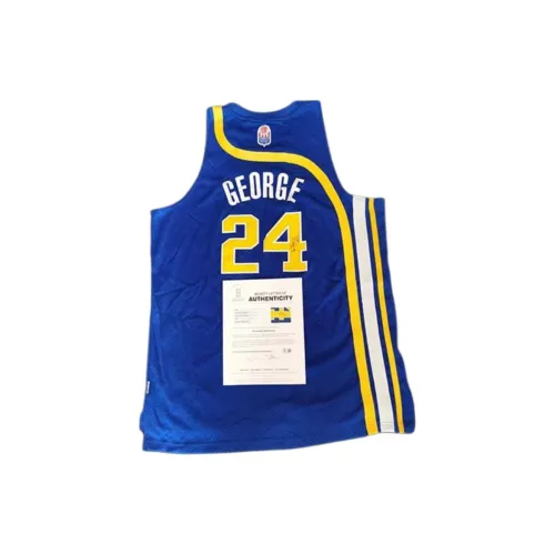 Yi Shot Indiana Pacers Basketball Fan Supplies Included Beckett Certificate Not Included Framing Blue Unisex