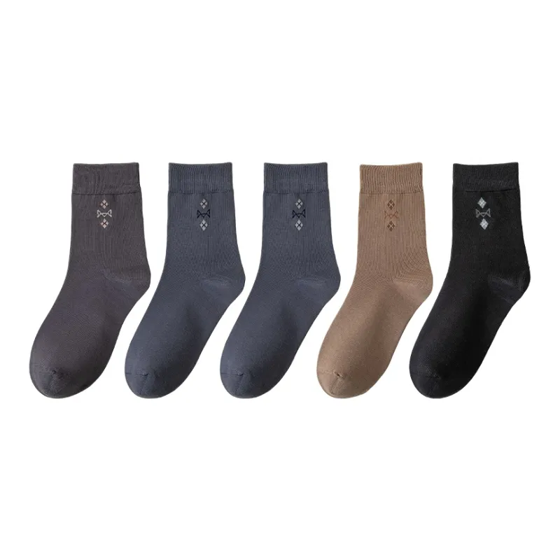 MIIOW Mid Calf Socks Men's Combo Set-17