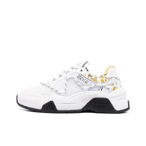 VERSACE JEANS Couture Mesh-panel Low-top Sneakers