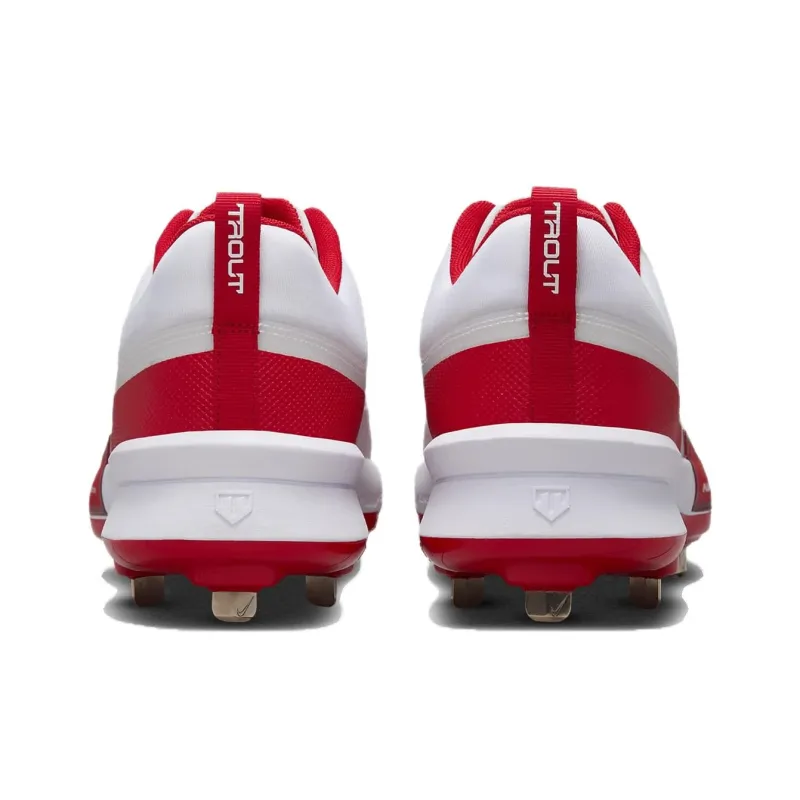 Nike Force Zoom Trout 9 Pro White Team Red University Red-3