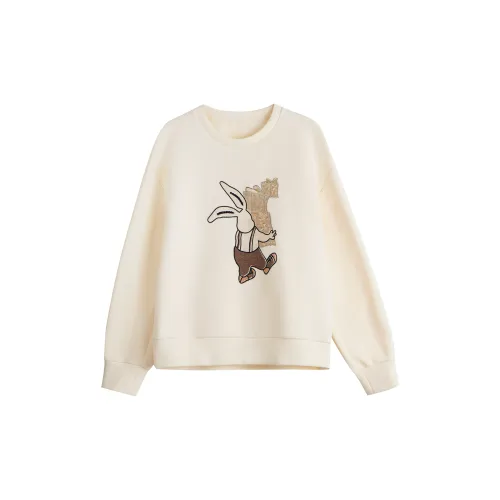 Olrain Sweatshirts Women's Off White