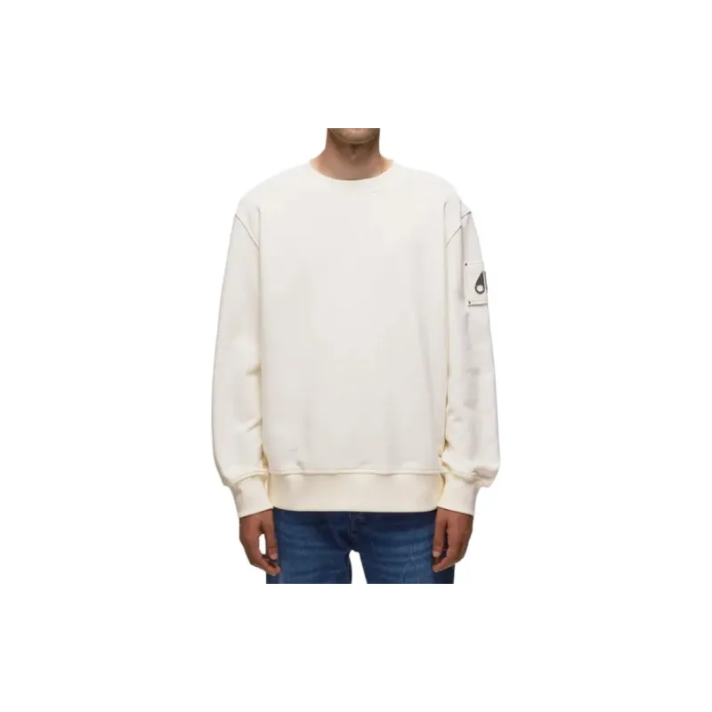 Moose Knuckles Logo Plaque Crewneck Sweatshirt-2