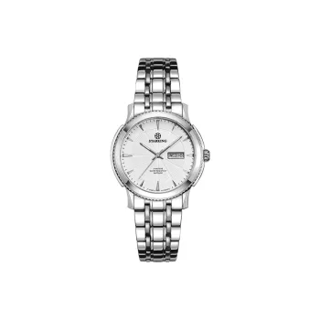 STARKING Workplace Collection Automatic Mechanical Movement Stainless Steel Watchband Watch Women's Watch White Dial