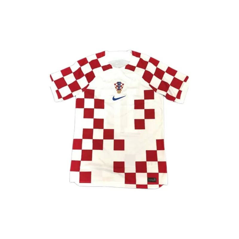 Yi Shot Jersey Croatia National Men's Soccer Team Includes EM Certificate Excludes Framing Unisex-1