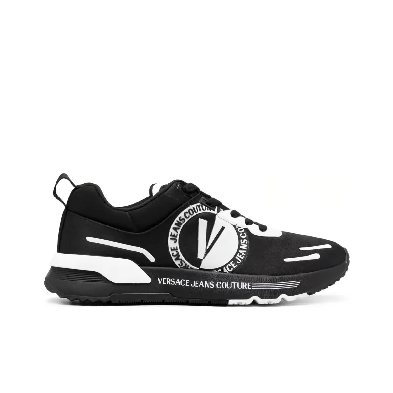 VERSACE JEANS Low Top Casual Shoes Men's Black-1