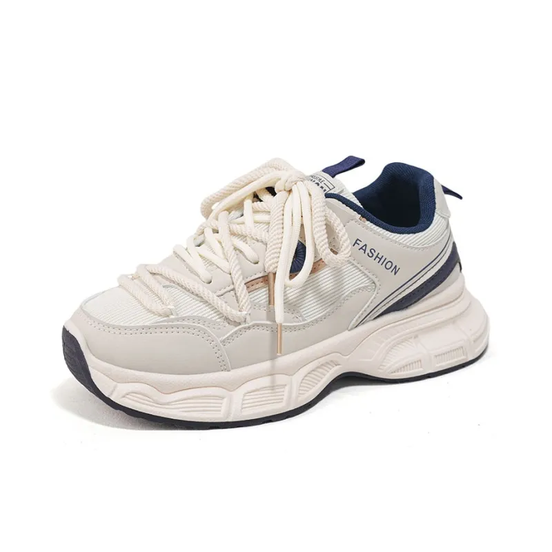 FIRS Kids Slip Resistant, Abrasion Resistant, Lightweight Low Top Chunky Sneakers Women's-4