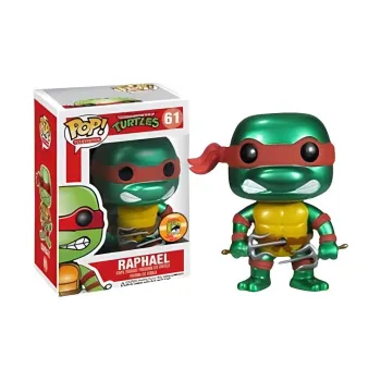 Funko Pop! Television Teenage Mutant Ninja Turtles RaphaelMetallic Sdcc Figure #61