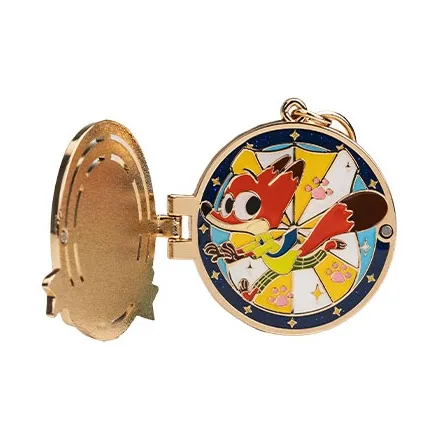 POP MART Zootopia Double Layer Metal Badge Photo Frame Pendant Blind Box Products Single Mystery Box/Full Box 4 Pcs-7