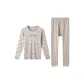 Khaki Stripes[Crew Neck]