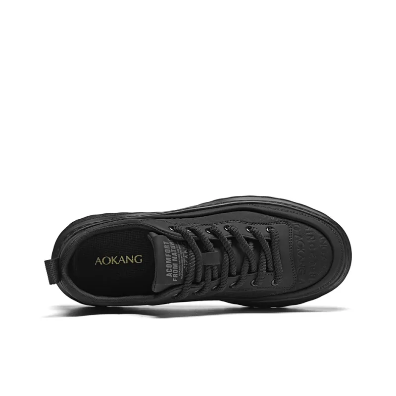 AOKANG Abrasion Resistant Lightweight Height Increasing Low Top Skateboard Shoes Men Exclusive Box-15