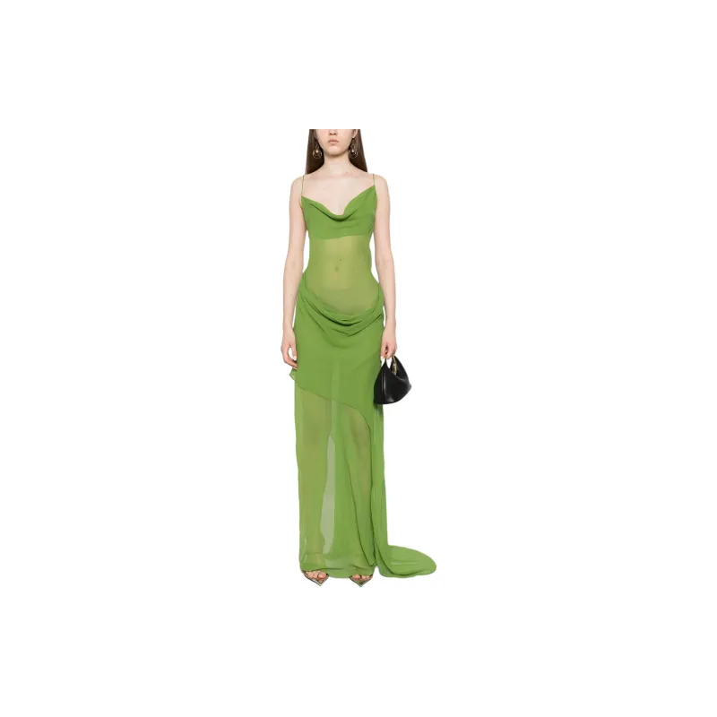 Christopher Esber Cowl Hip Slip Dress-1