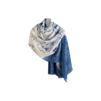 Hang Silk Road Sheep Wool Knit Scarves Women's