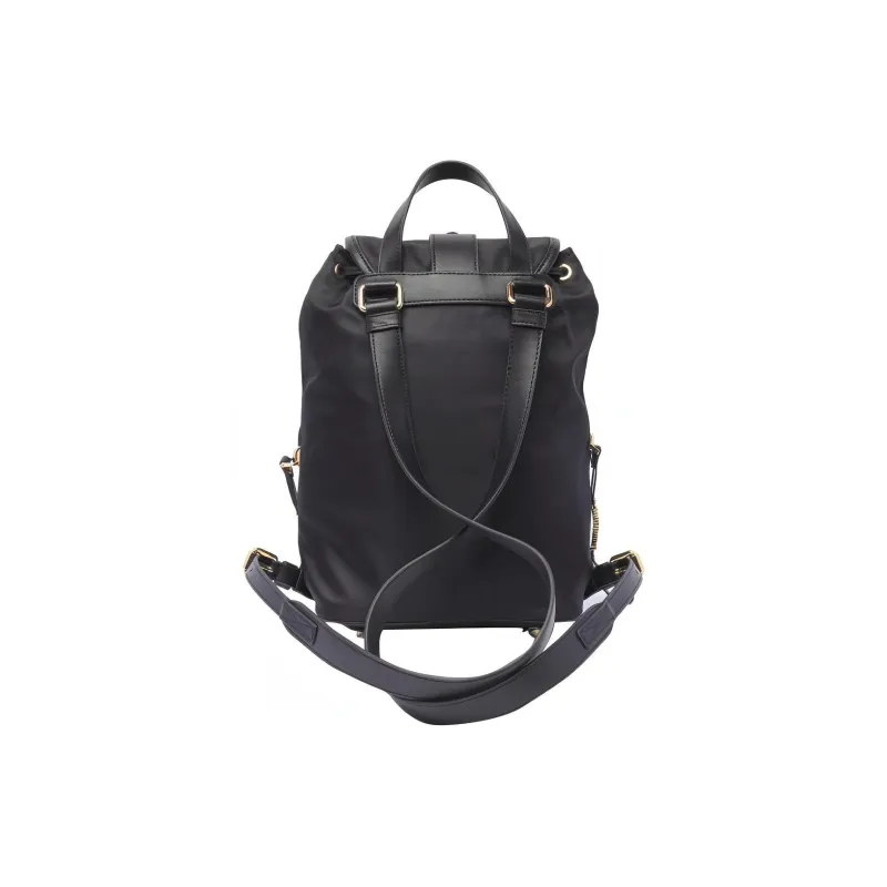 MOSCHINO Logo-Plaque Foldover-Top Backpack-3