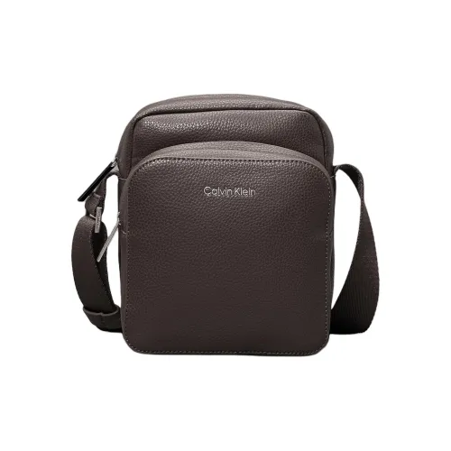 CALVIN KLEIN Polyester Shoulder Bag Crossbody Bag Men's Dark Umber