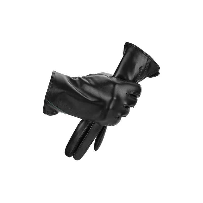 PIERRE CARDIN Sheepskin Winter Thickened And Fleece Lined Gloves Women's-1