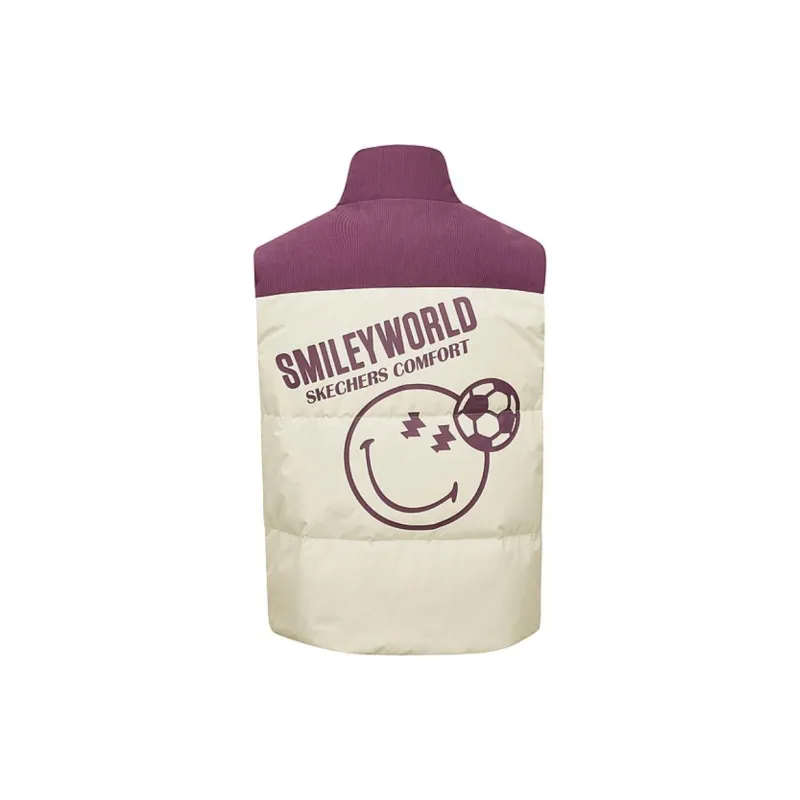 Skechers x SMILEYWORLD Vest Unisex Purple Brown-1