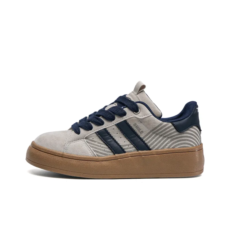TUOPIN Non slip Lightweight Low Top Skateboard Shoes Women's Apricot-8