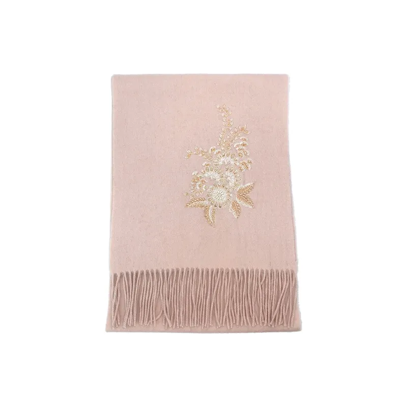 Hang Silk Road 100% Sheep Wool Knit Scarves Women's-3