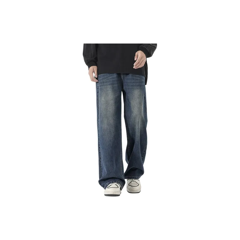 RENBEN Jeans Unisex Vintage Blue-0