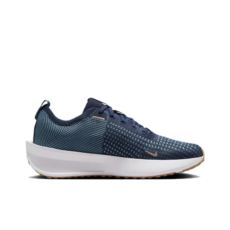 Nike Interact Run College Navy Cerulean White Metallic Red Bronze Women's-1