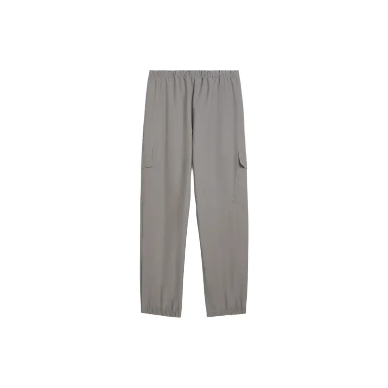 PUMA DARE TO RELAXED CARGO PANTS WOVEN Casual Pants Women's Light Gray-1