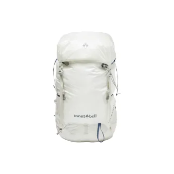 MONTBELL Nylon Outdoor Mountaineering Bag, Backpack Regular Unisex White