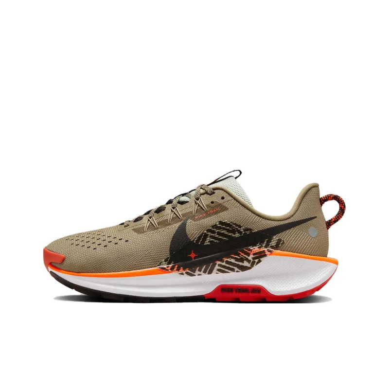 Nike React Pegasus Trail 5 Khaki Hyper Crimson Vintage Coral Velvet Brown-0