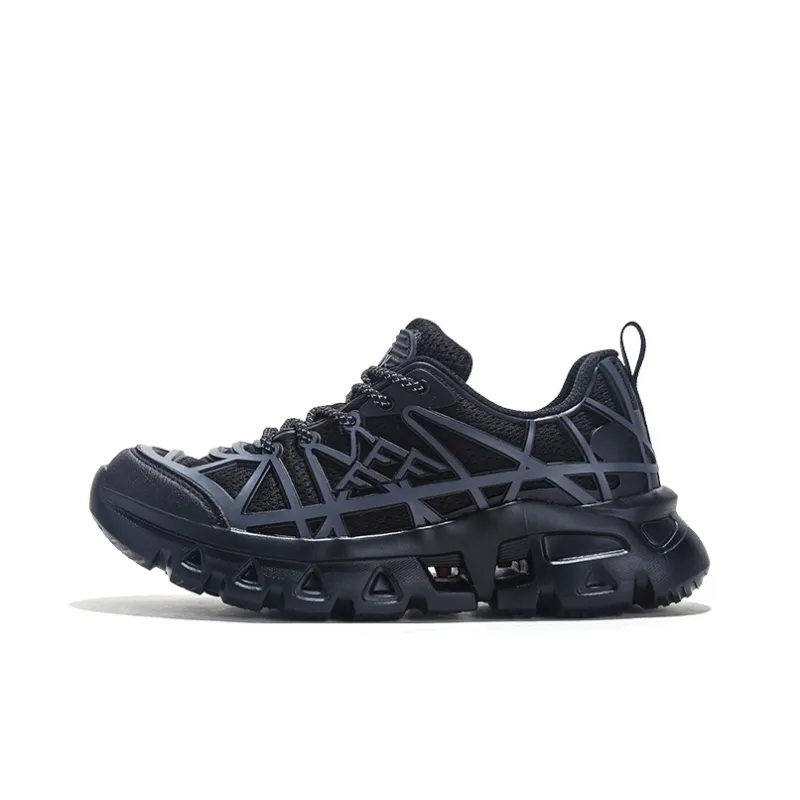 Jifffly Cushioning Slip Resistant Breathable Lightweight Rebound Low Top Hiking Shoes Unisex-5