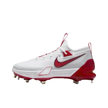 Nike Force Zoom Trout 9 Elite White Pure Platinum Team Red University Red