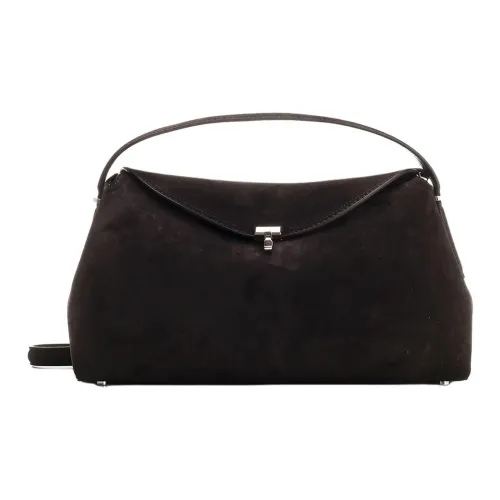 TOTEME Cow Leather Shoulder Bag, Crossbody Bag, Handbag Women's Dark Brown