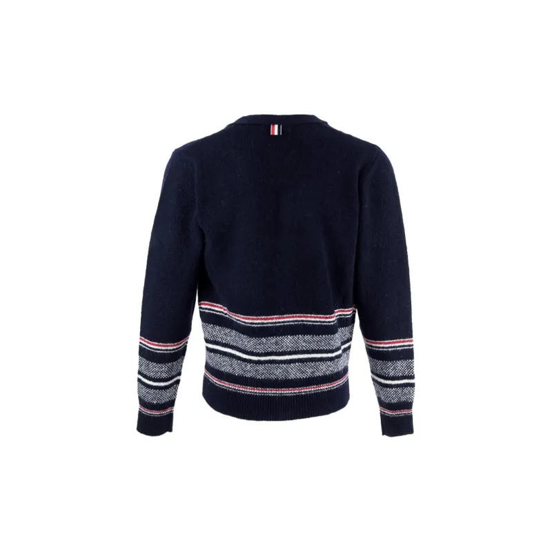 THOM BROWNE· Sweater Men's Dark Blue-1