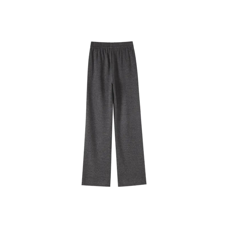 0571 Family Casual Pants Women's Black Gray Color-1