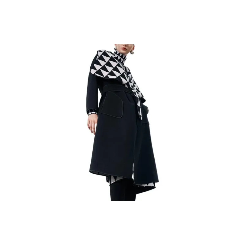 BESIONIA FW23 Coats Women's Black-2